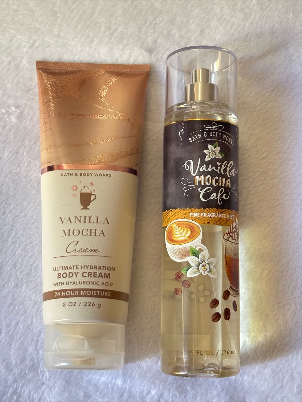 NWT Bath & Body Works Vanilla Mocha Cafe/Cream Bundle!